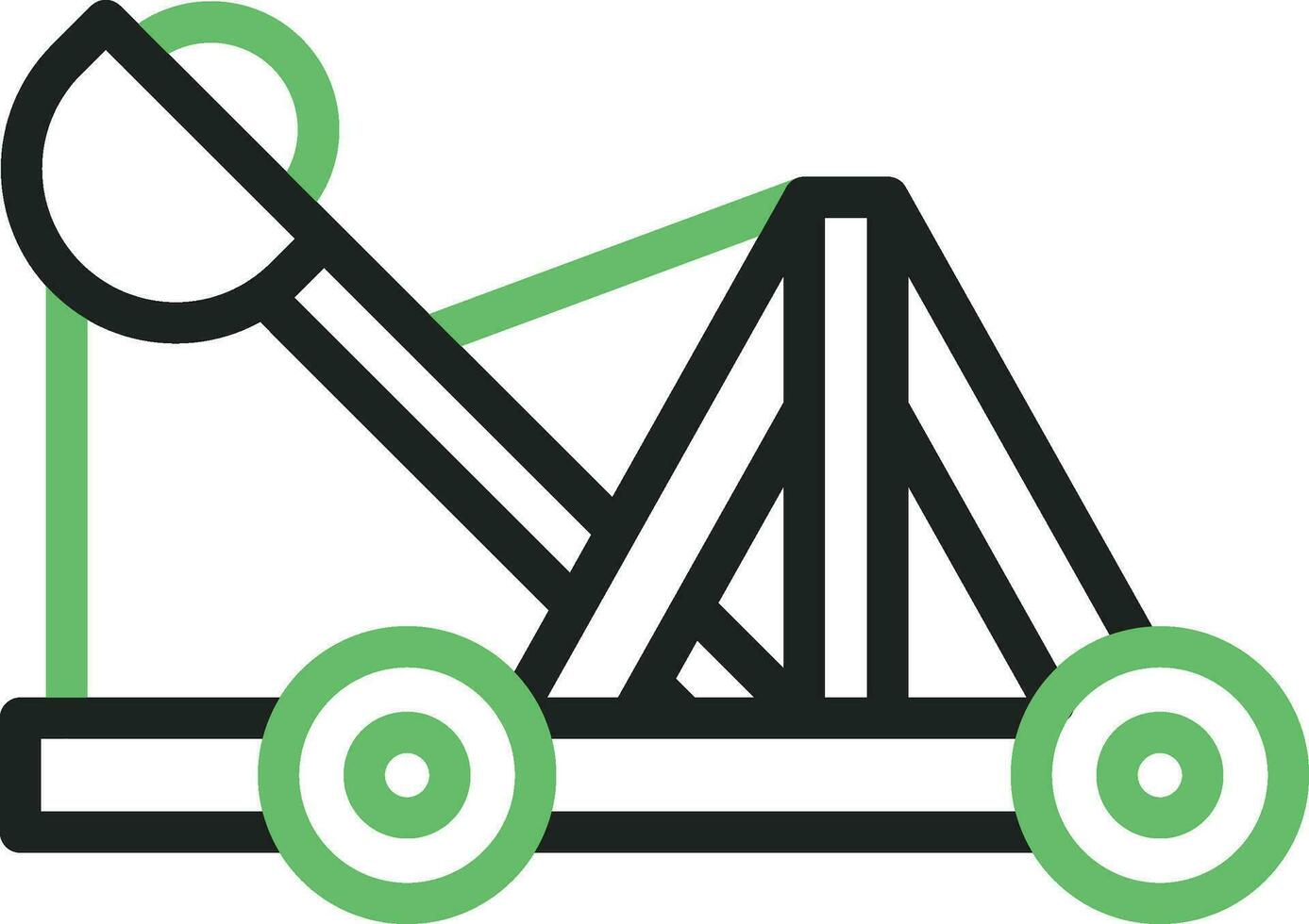 Catapult icon vector image. Suitable for mobile apps, web apps and print media.