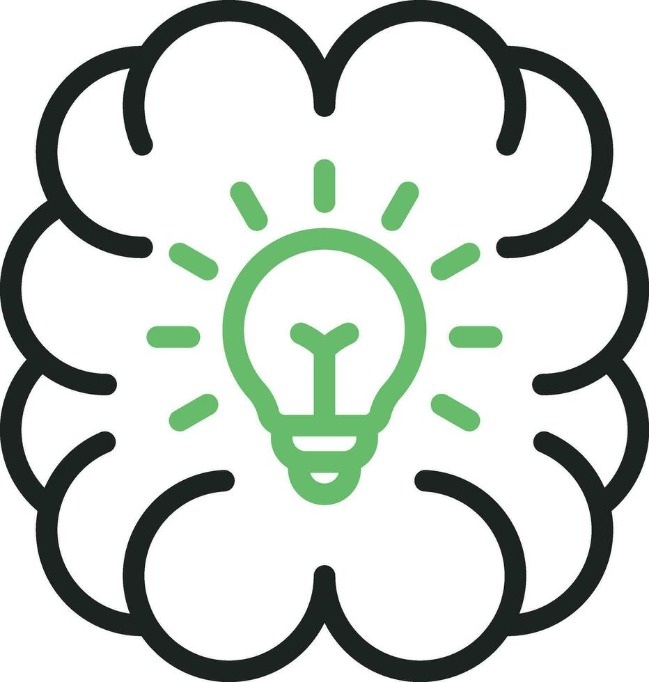 Brainstorming icon vector image. Suitable for mobile apps, web apps and print media.