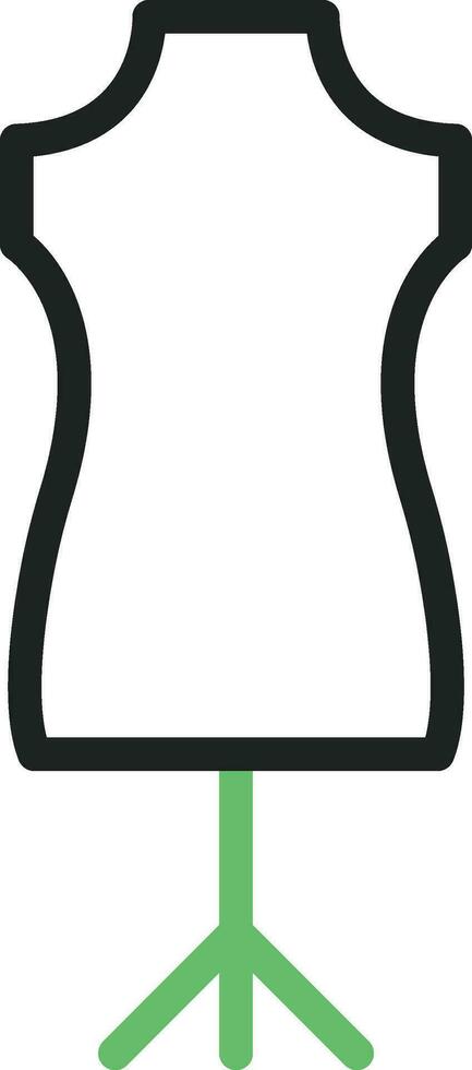 Mannequin icon vector image. Suitable for mobile apps, web apps and print media.
