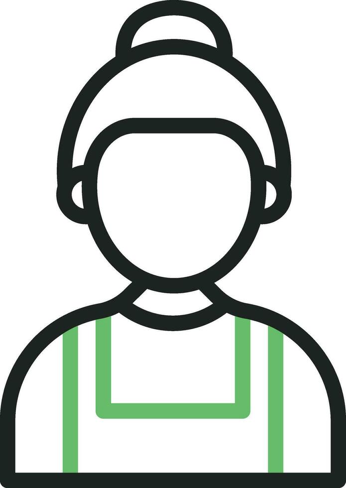 Maid icon vector image. Suitable for mobile apps, web apps and print media.