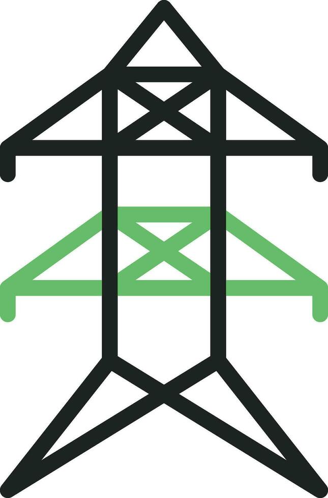 Electric Tower icon vector image. Suitable for mobile apps, web apps and print media.