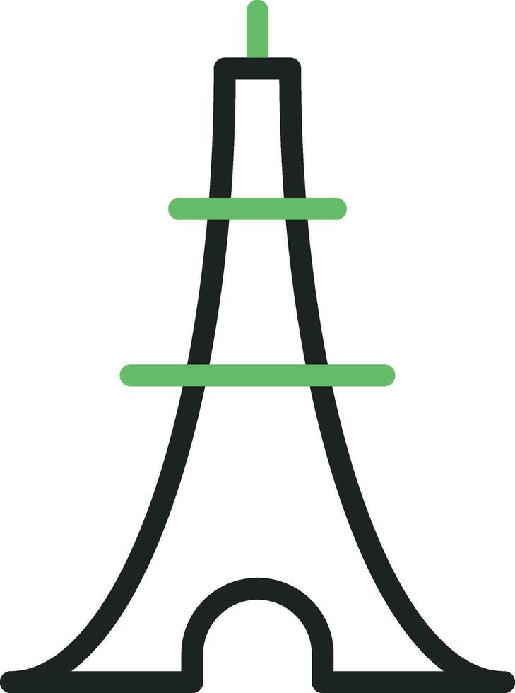 Eiffel Tower icon vector image. Suitable for mobile apps, web apps and print media.