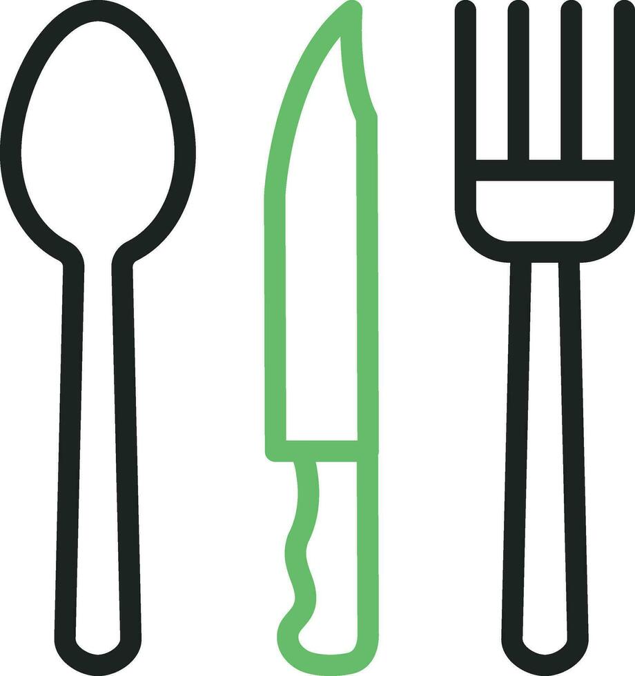 Cutlery icon vector image. Suitable for mobile apps, web apps and print media.