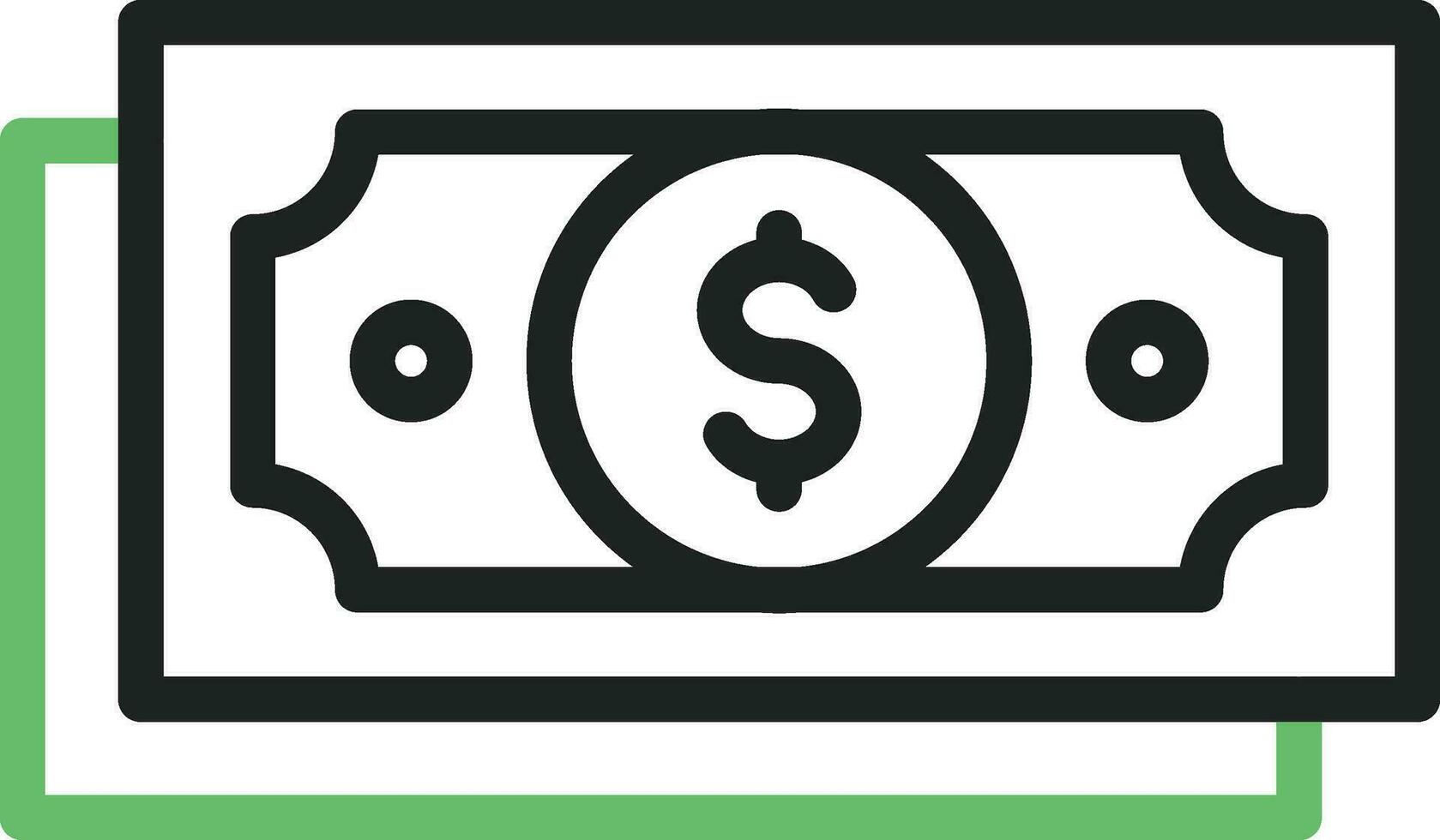 Dollar icon vector image. Suitable for mobile apps, web apps and print media.
