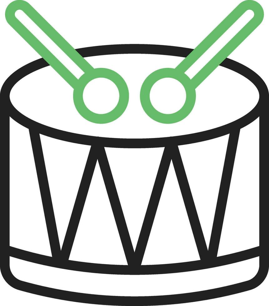 Drum icon vector image. Suitable for mobile apps, web apps and print media.