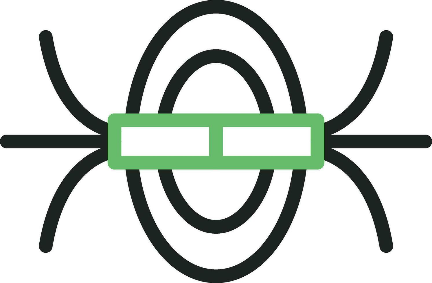 Magnetic Field icon vector image. Suitable for mobile apps, web apps and print media.