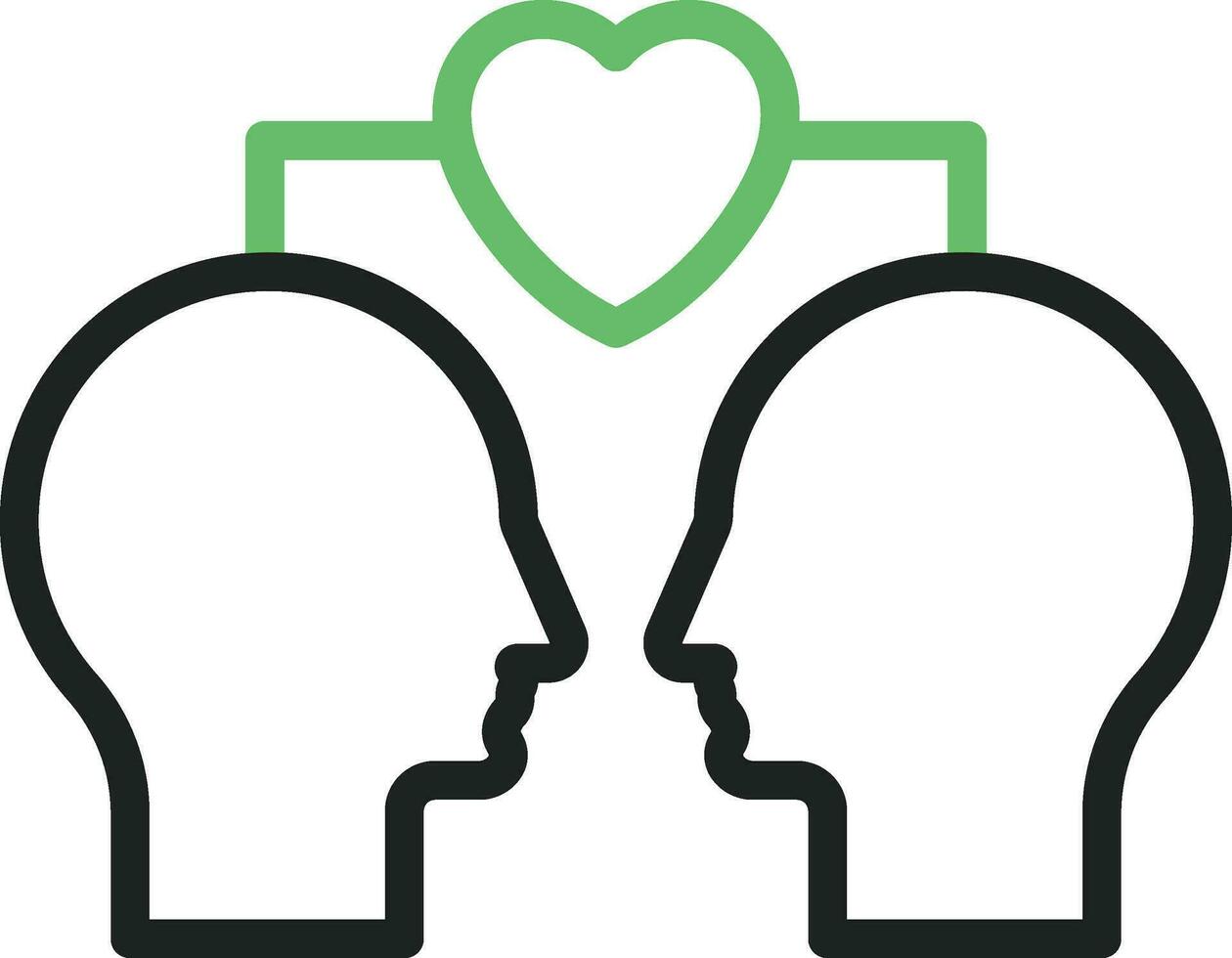 Empathy icon vector image. Suitable for mobile apps, web apps and print media.