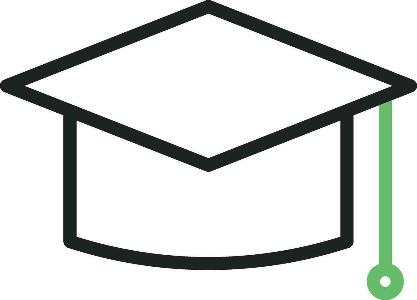 Mortarboard icon vector image. Suitable for mobile apps, web apps and print media.