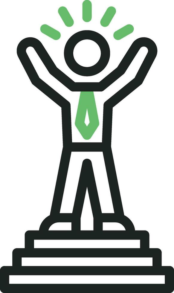 Accomplishment icon vector image. Suitable for mobile apps, web apps and print media.