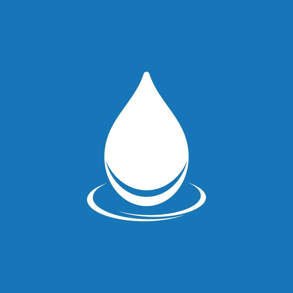 agua soltar icono y símbolo vector modelo