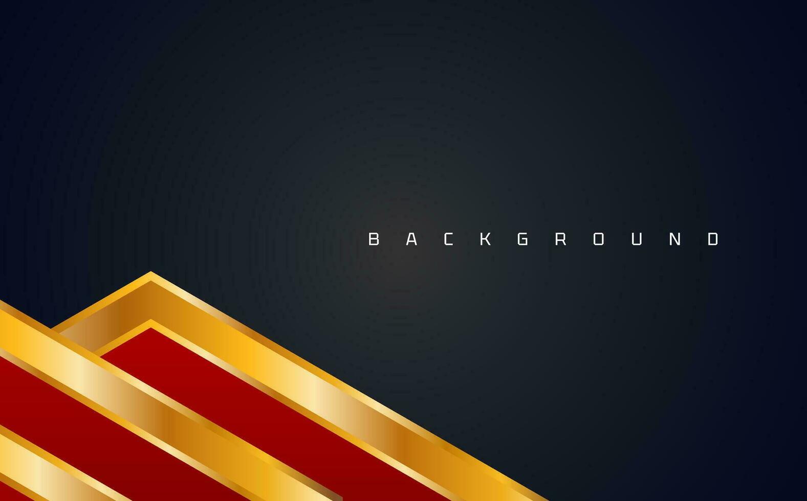 golden shiny red black elegant banner presentation background design vector