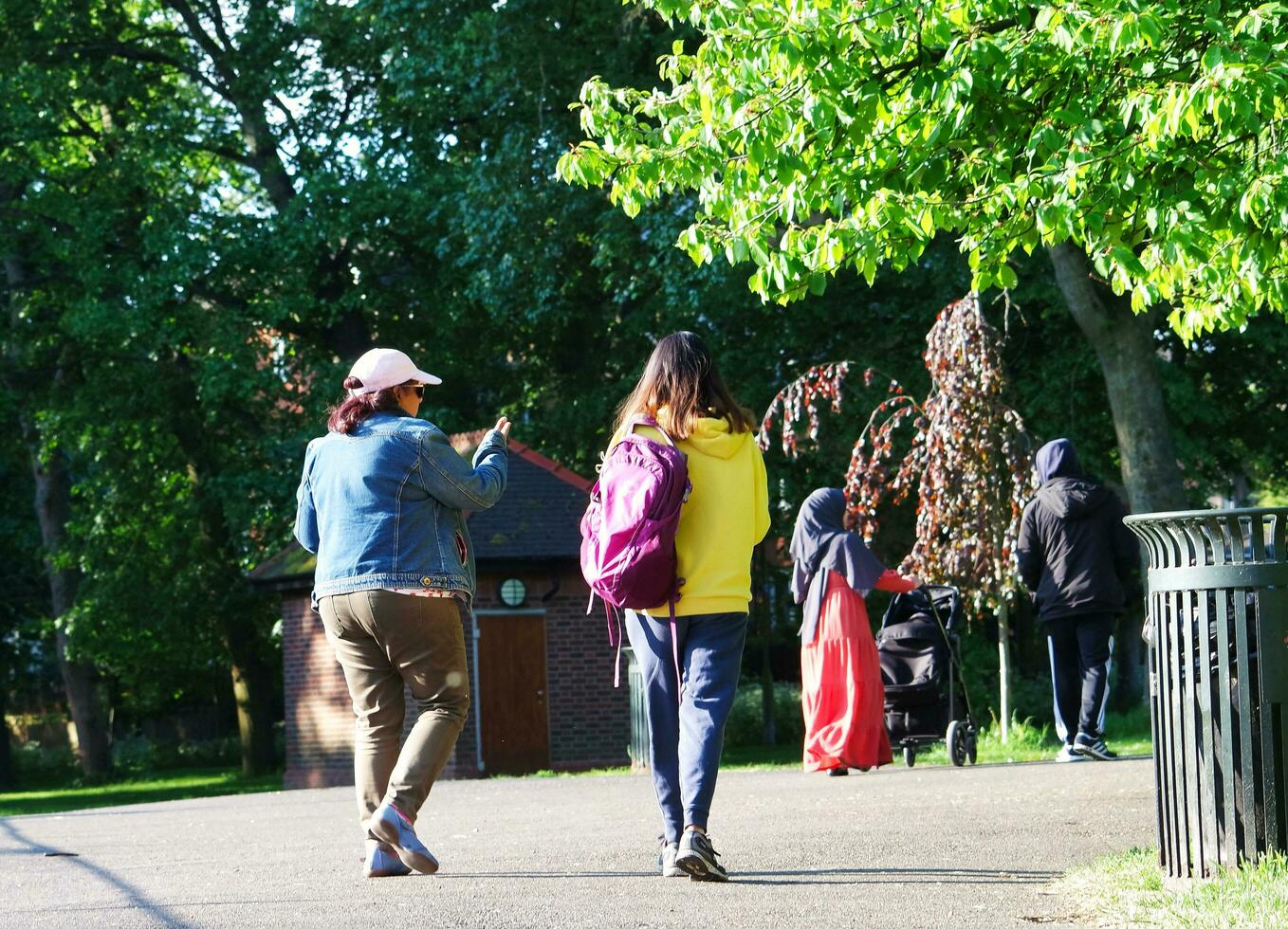 Most Beautiful Image of People at Wardown Public Park of Luton city, England United Kingdom, UK. May 25th, 2023 photo