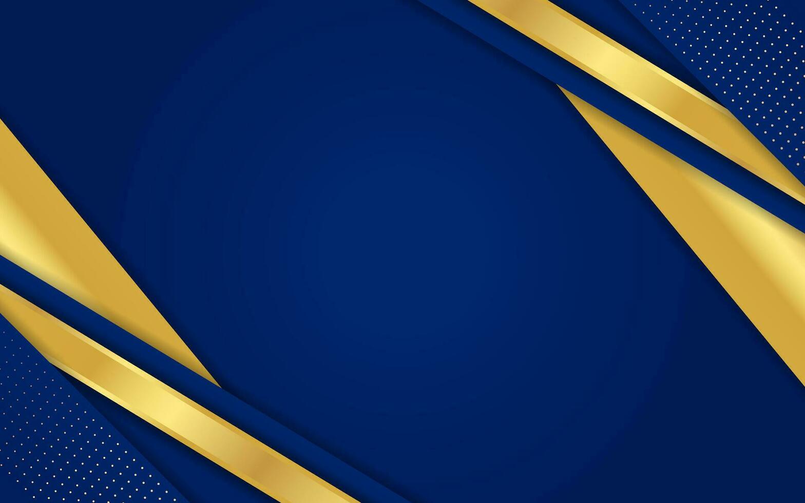 Abstract luxury dark blue modern background with shiny golden line vector