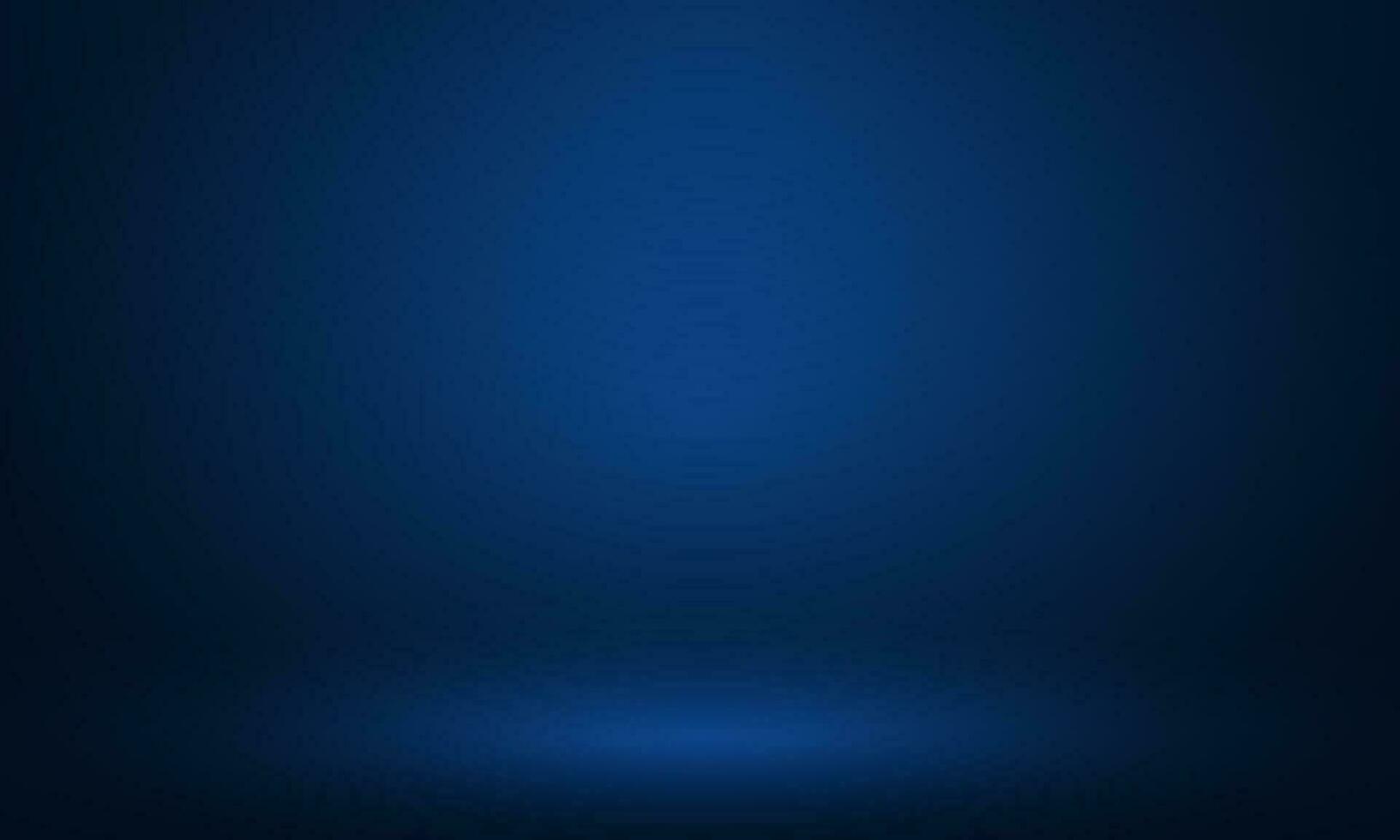 Abstract dark blue empty gradient studio room with copy space for you design vector