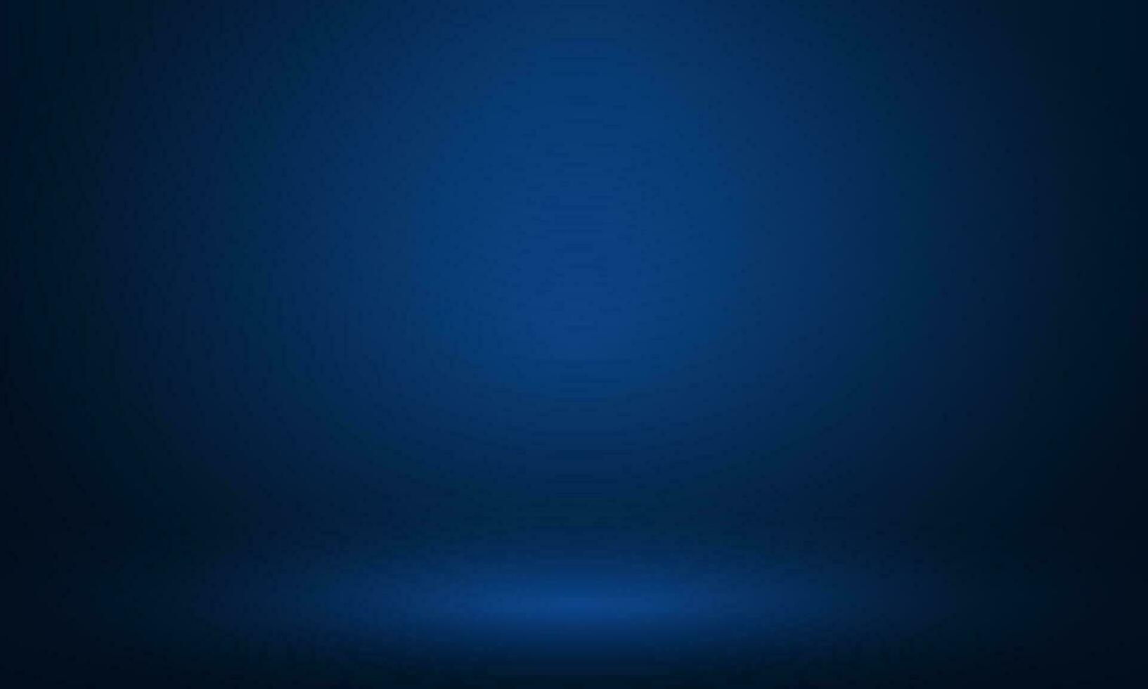Abstract dark blue empty gradient studio room with copy space for you design vector