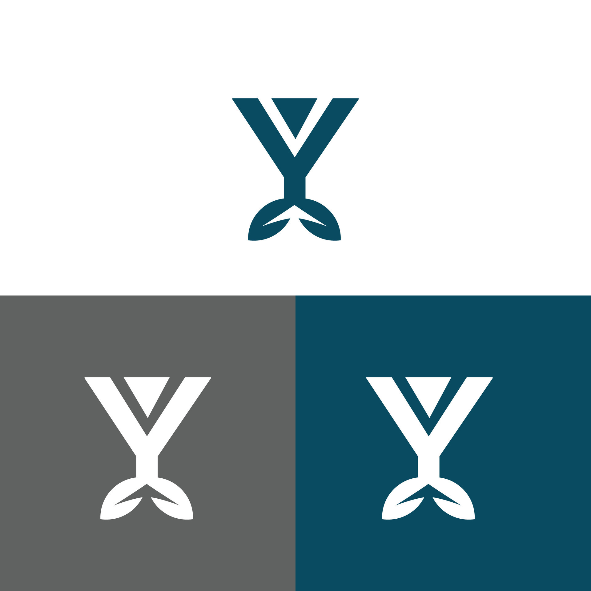 Letter Y Icon Logo Design Element