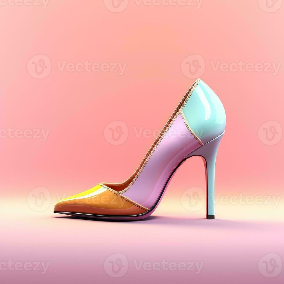 Ai Generative Photo of a woman shoes