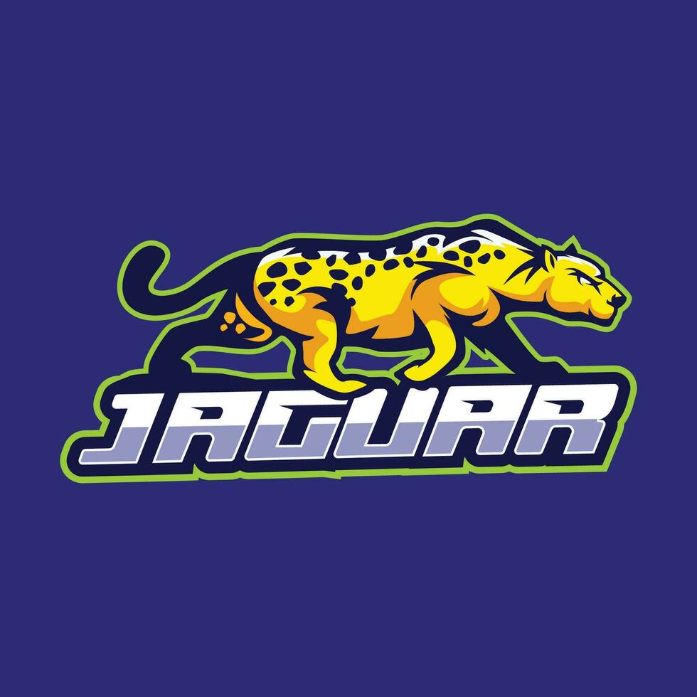 jaguar animal logo diseño modelo vector