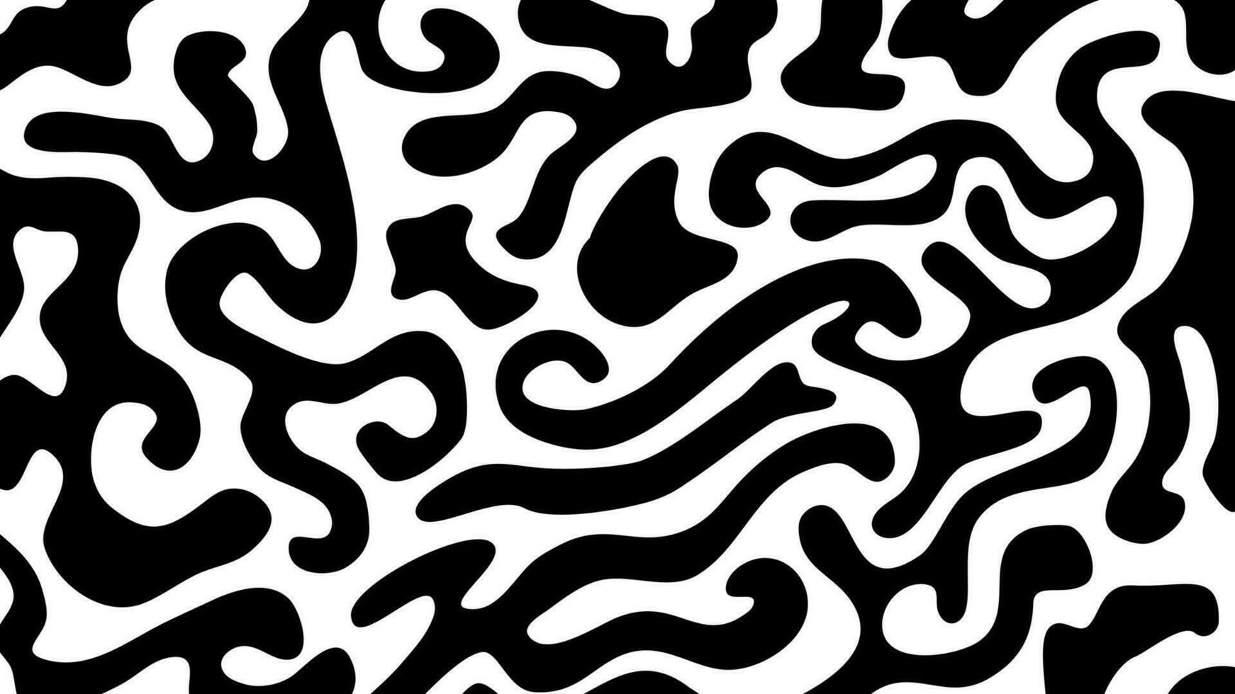 abstract doodle background. doodle bold lines background. Organic hand drawn lines. Wavy brush strokes. Hand drawn black vector swirls.