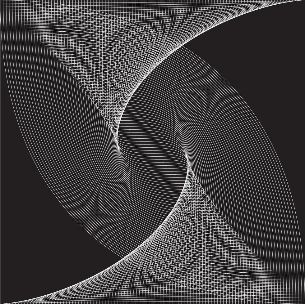 negro y blanco líneas resumen antecedentes vector