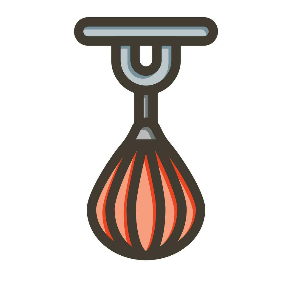 Punching Ball Vector Thick Line Filled Colors Icon For Personal And Commercial Use.