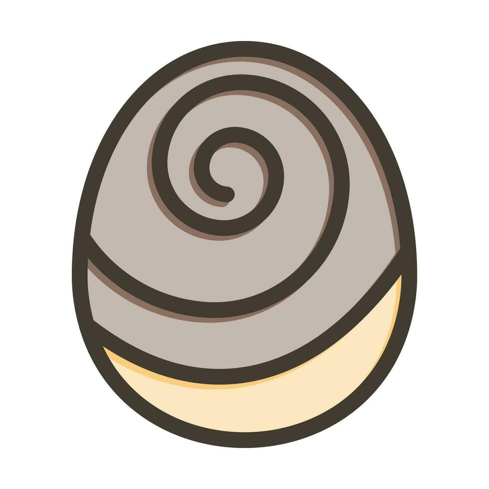 Truffle Vector Thick Line Filled Colors Icon For Personal And Commercial Use.