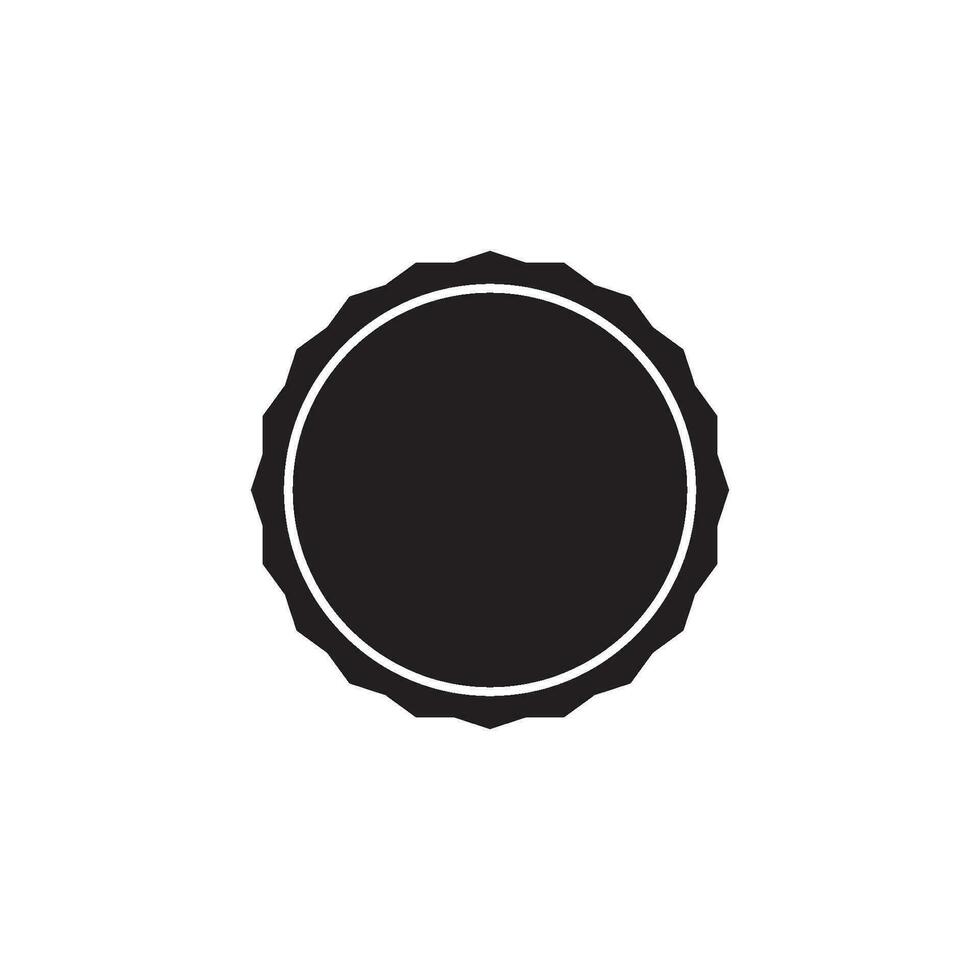 bottle cap icon vector