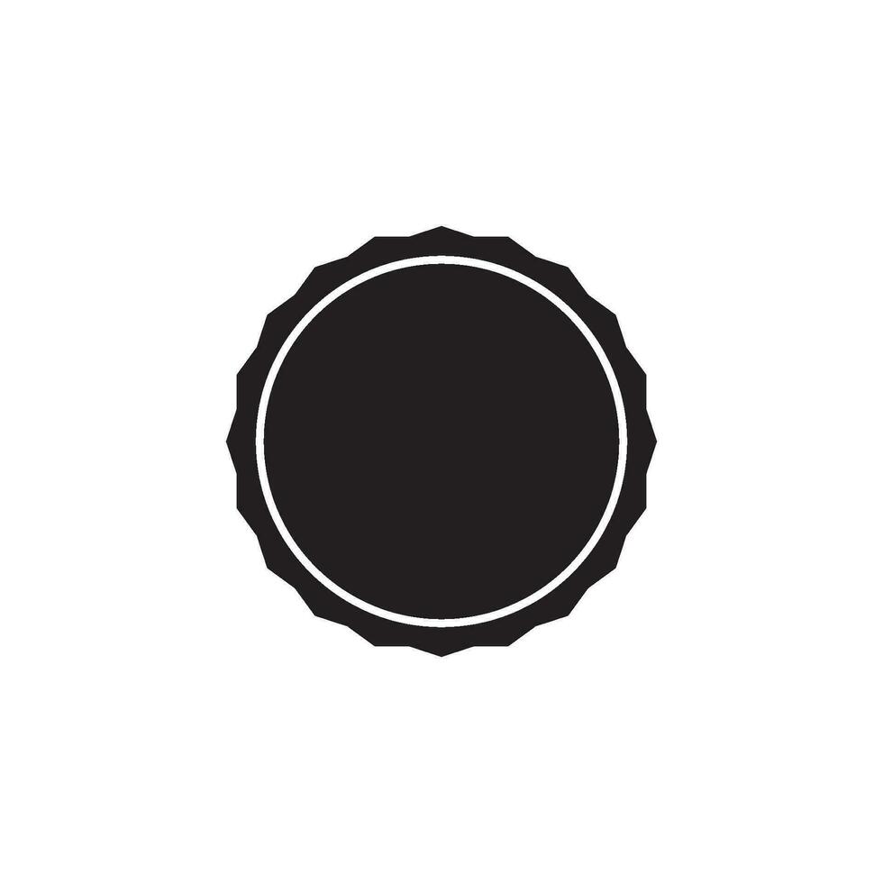 bottle cap icon vector