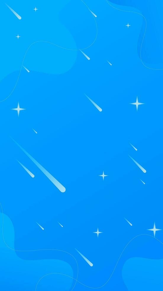 blue potrait background with space concept vector