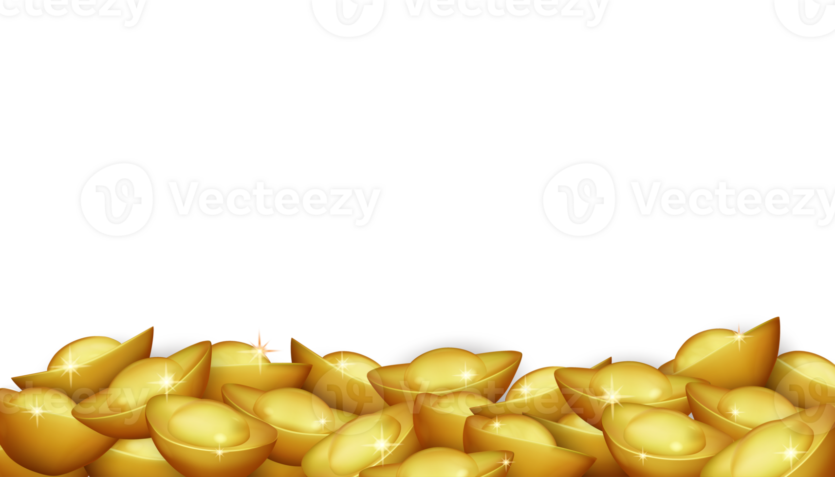 Stacked gold ingots background, suitable for poster, wealth, sales use png