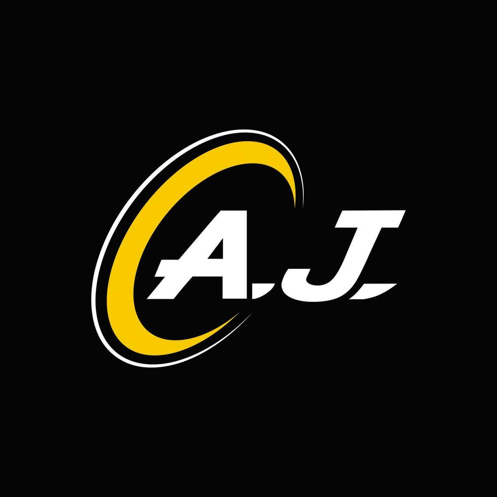 A J letter logo design. Alphabet letters Initials Monogram logo A J. A J Logo. a j design. Creative icon logo design for your company vector