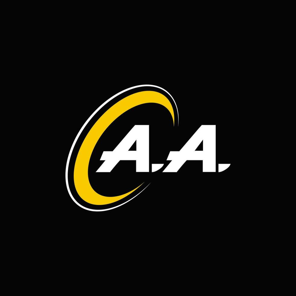 A A letter logo design. Alphabet letters Initials Monogram logo A A. A A Logo. a a design. Creative icon logo design for your company vector