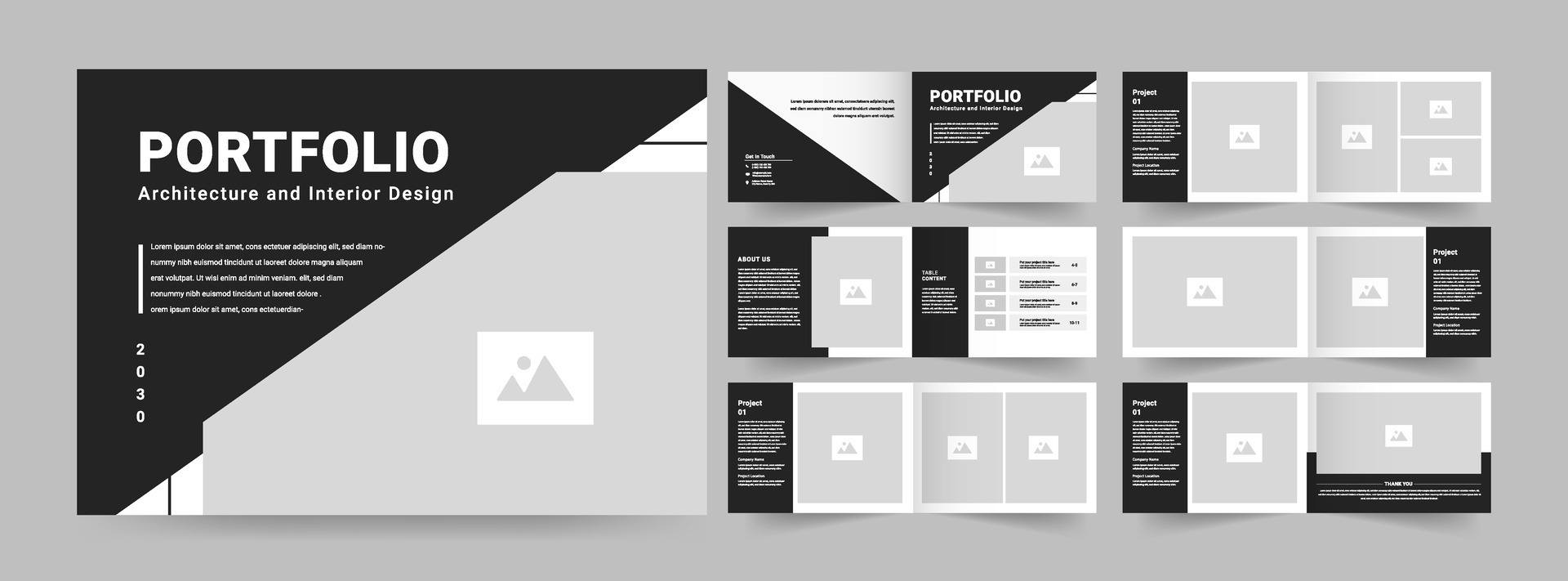 Landscape Portfolio Layout Design Use For Architecture Portfolio Landscape Portfolio Layout Design Use For Architecture Portfolio