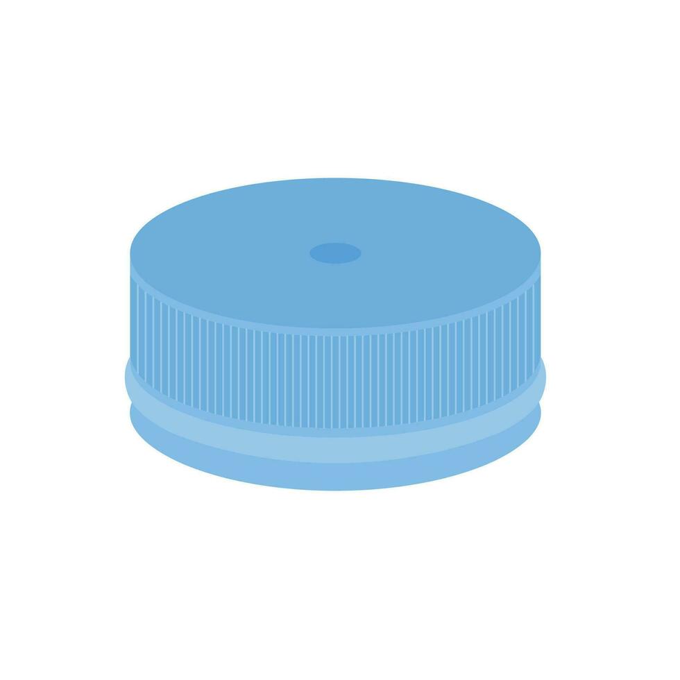 Bottle Cap Flat Illustration. Clean Icon Design Element on Isolated White Background vector