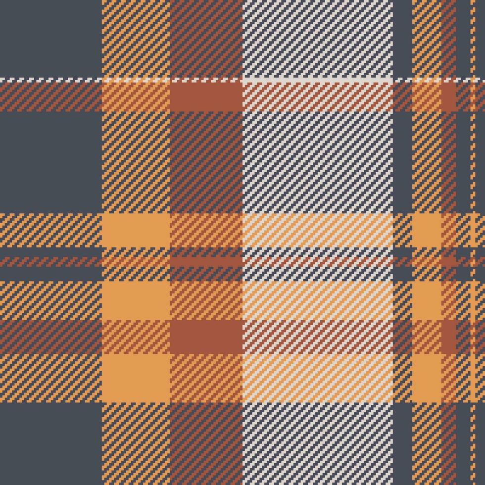 Check background tartan of texture vector seamless with a plaid pattern textile fabric.