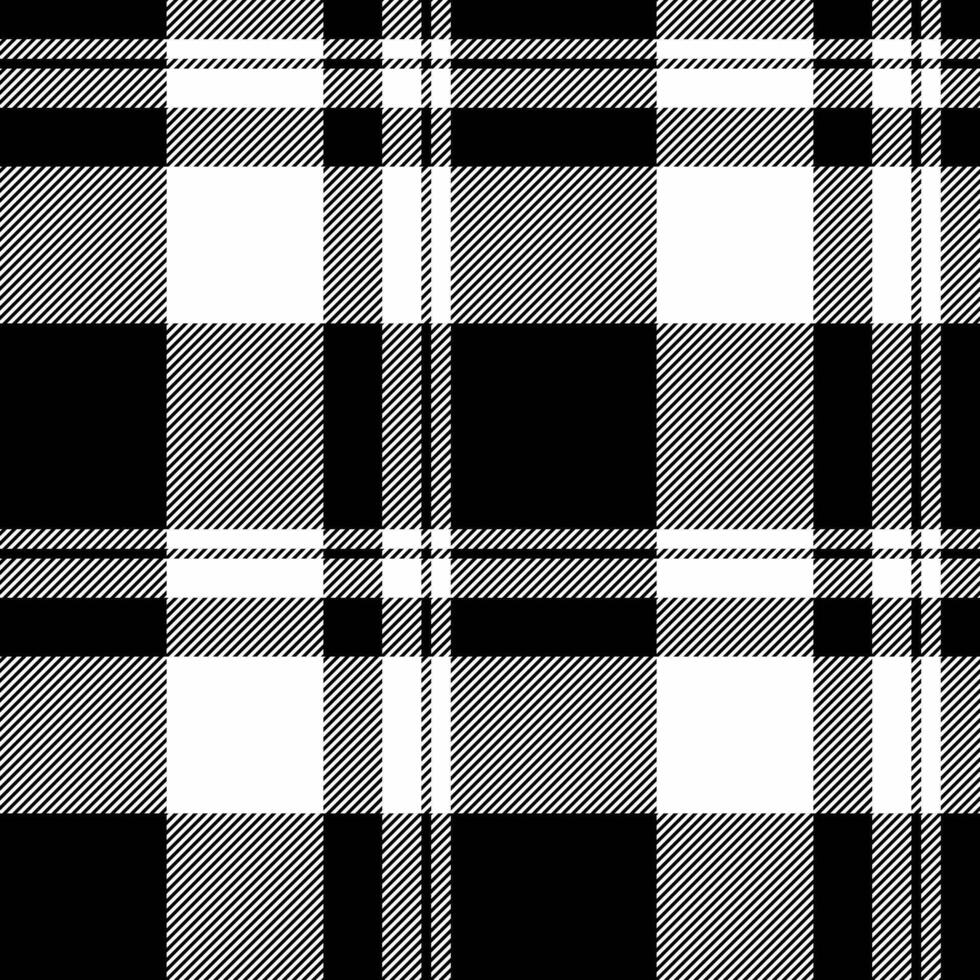 Check seamless background of plaid vector texture with a tartan textile pattern fabric.