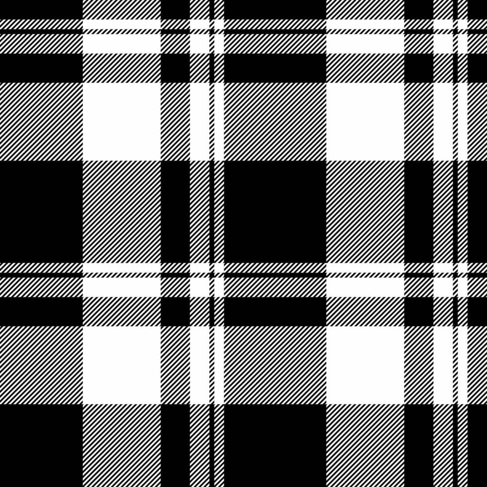 Check seamless background of plaid vector texture with a tartan textile pattern fabric.