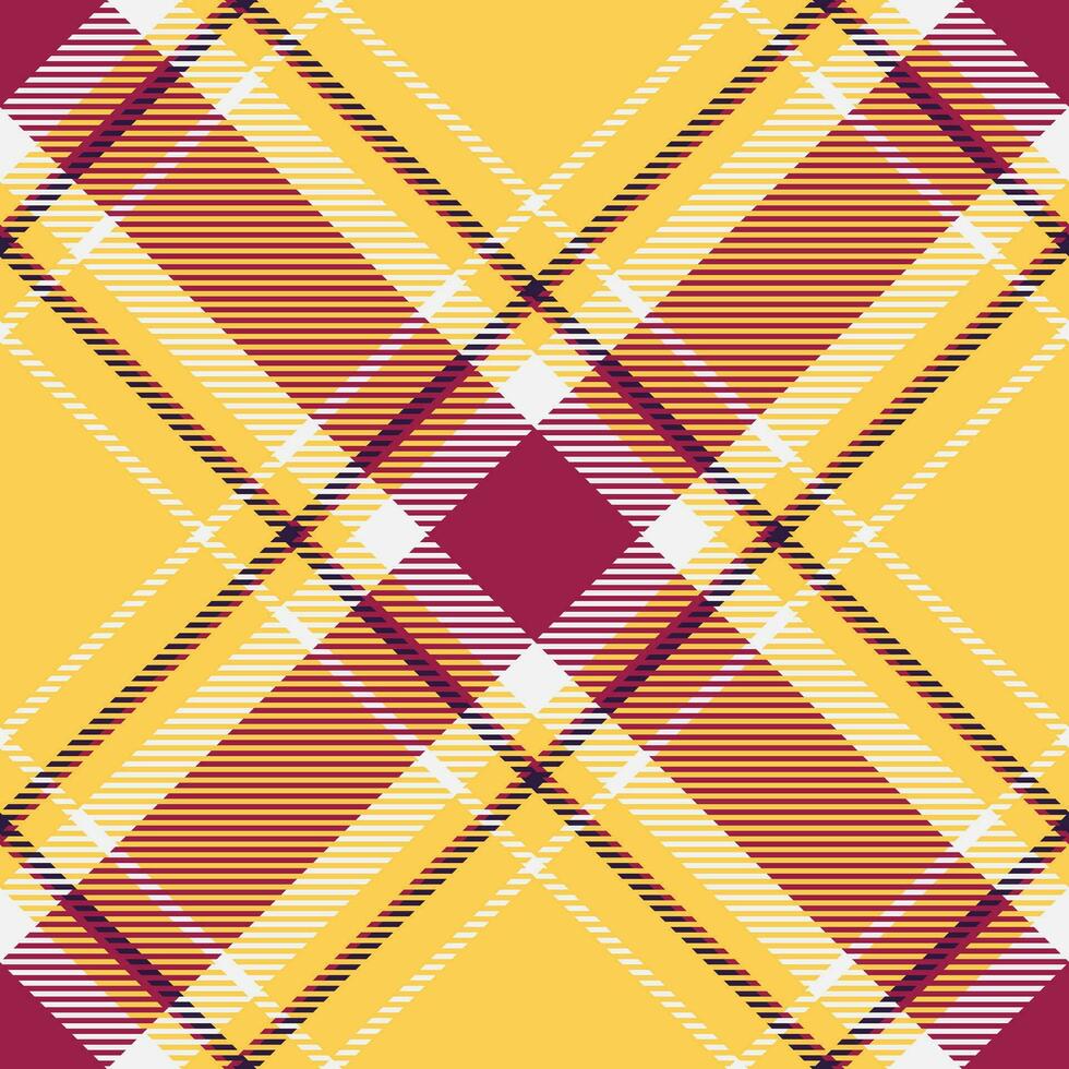 Seamless tartan textile of pattern check plaid with a vector background texture fabric.