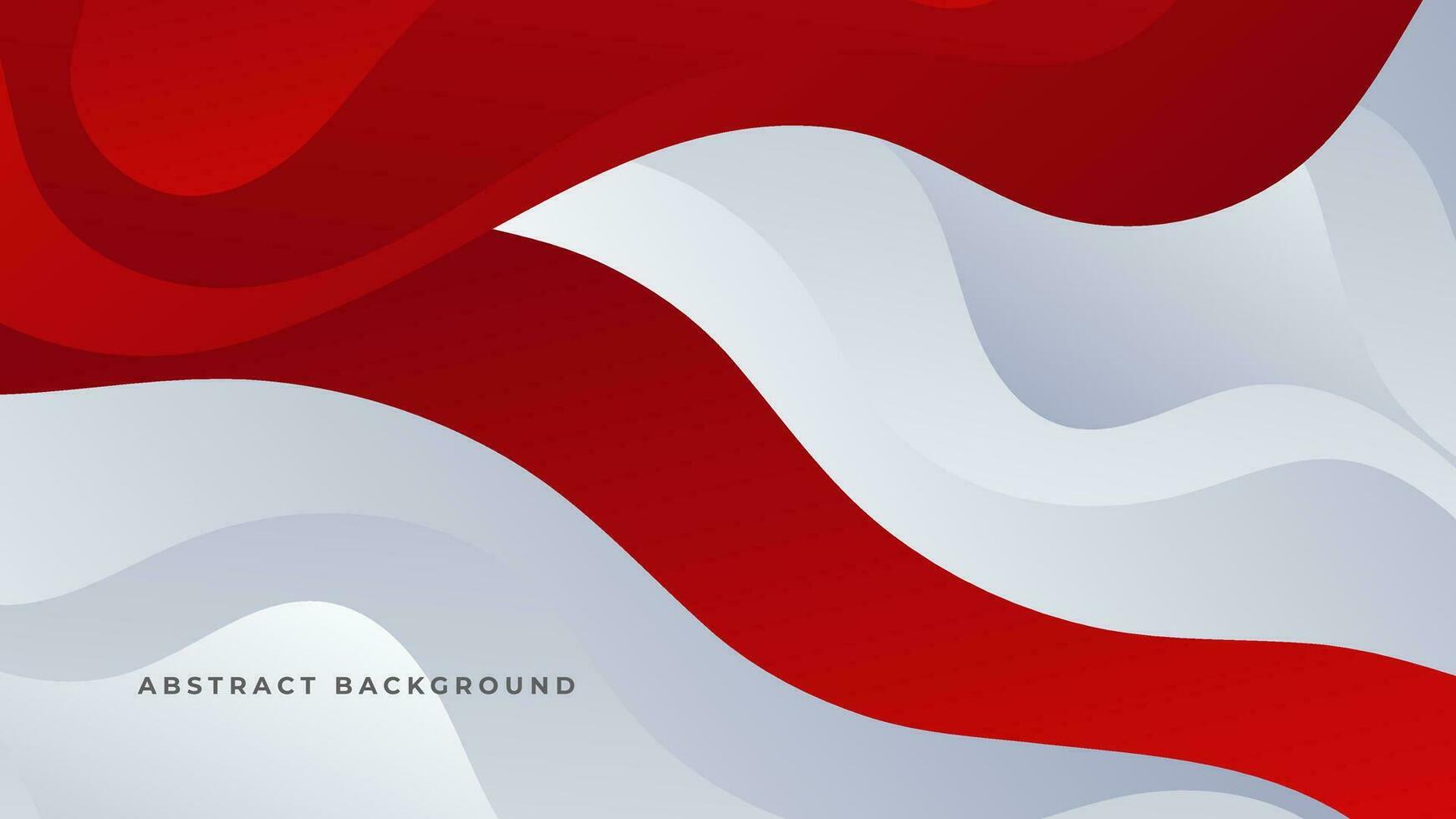 Modern abstract geometric red white background with shadow suit for business corporate banner backdrop presentation and much more Premium Vector