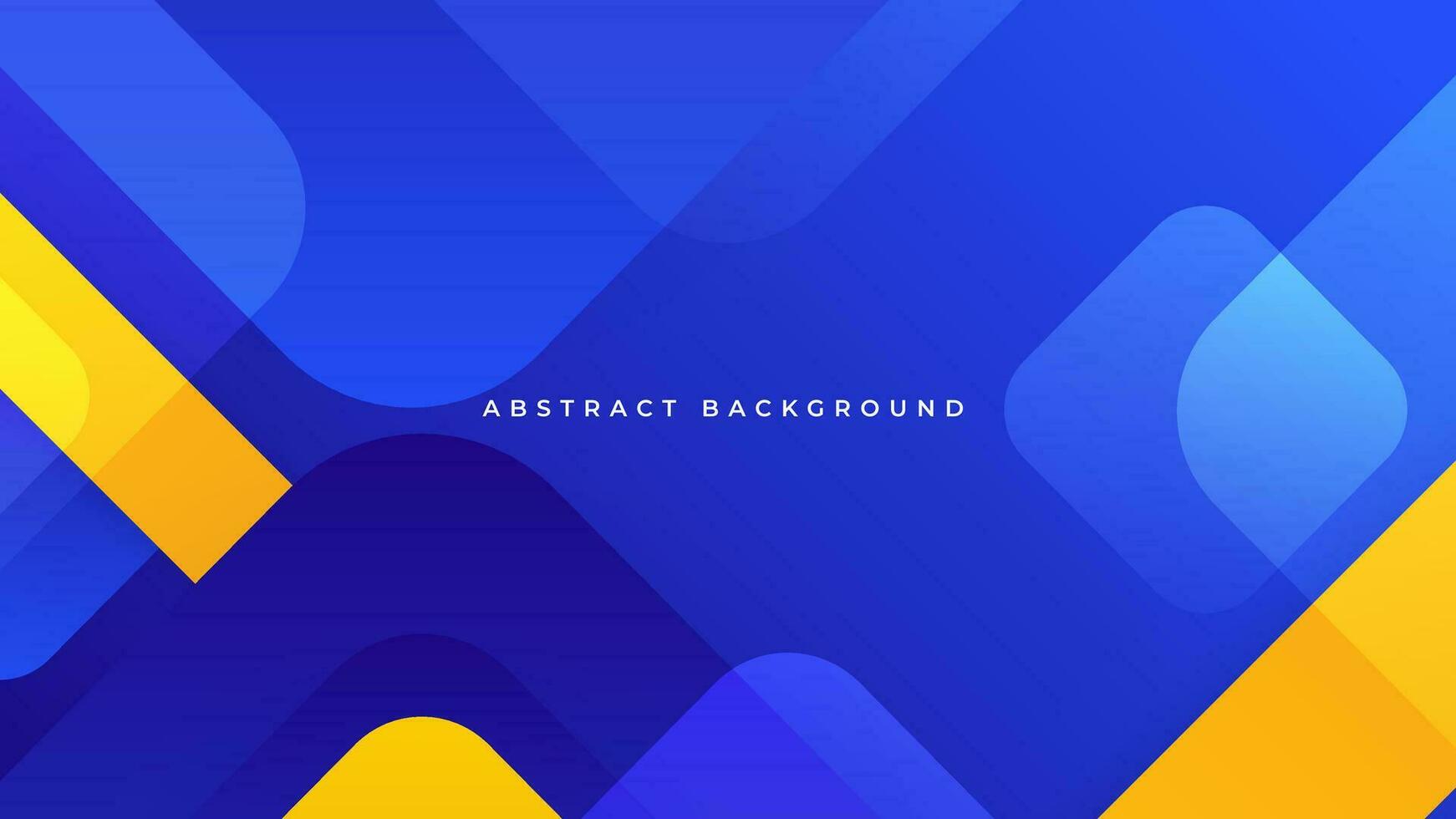 abstract geometric gradient blue and orange background premium vector