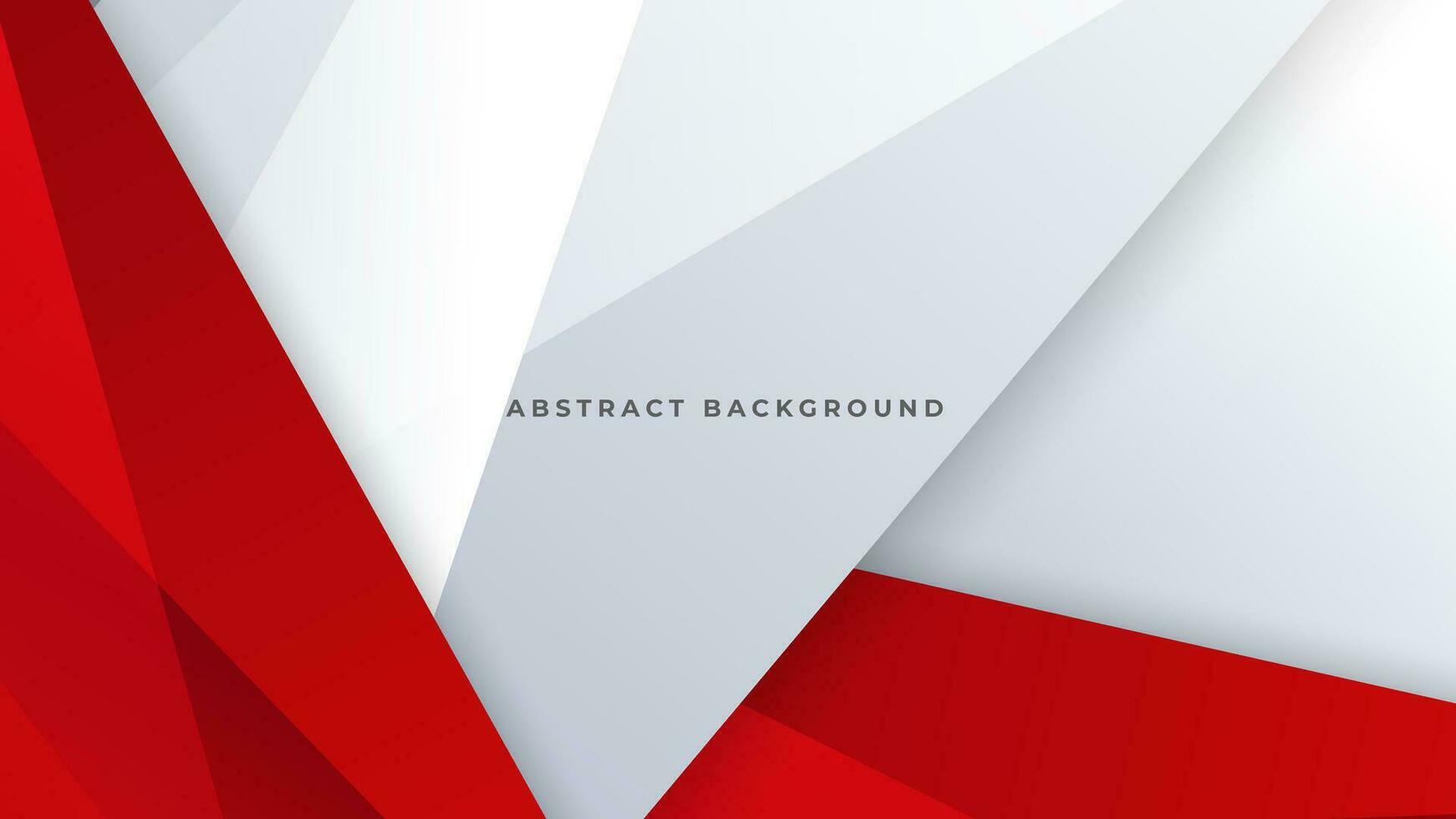 Modern abstract geometric red white background with shadow suit for business corporate banner backdrop presentation and much more Premium Vector