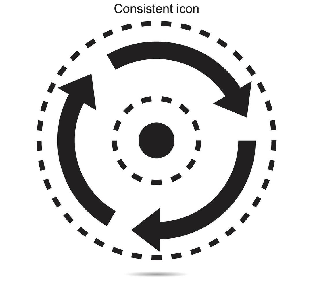 Consistent icon, Vector illustration