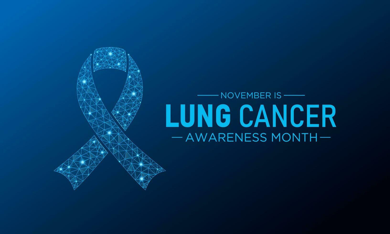 Lung cancer awareness month is observed every year in november. Holiday concept. Vector template for banner, greeting card, poster with background. Vector illustration.