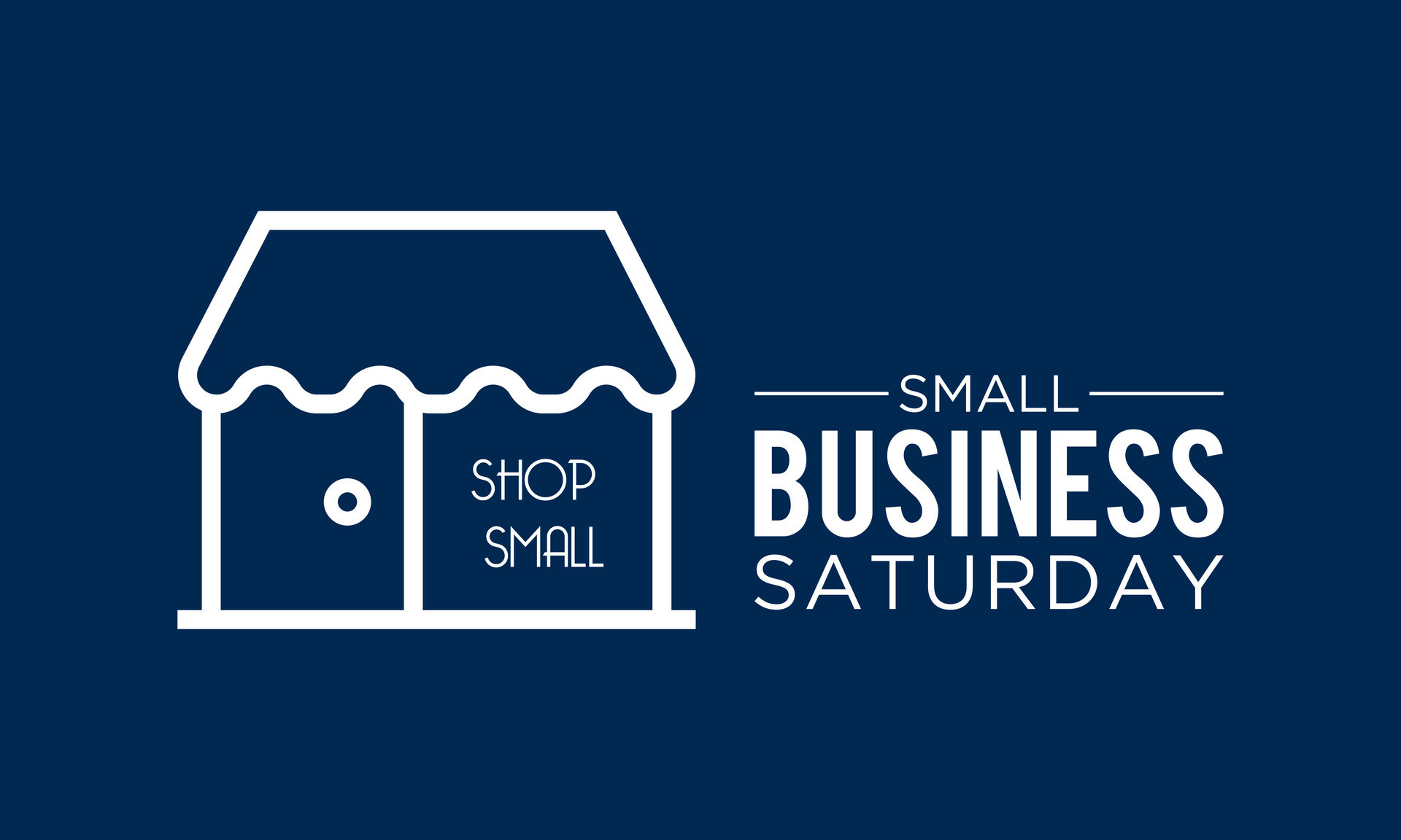 Small business saturday, november 25. Vector illustration of small