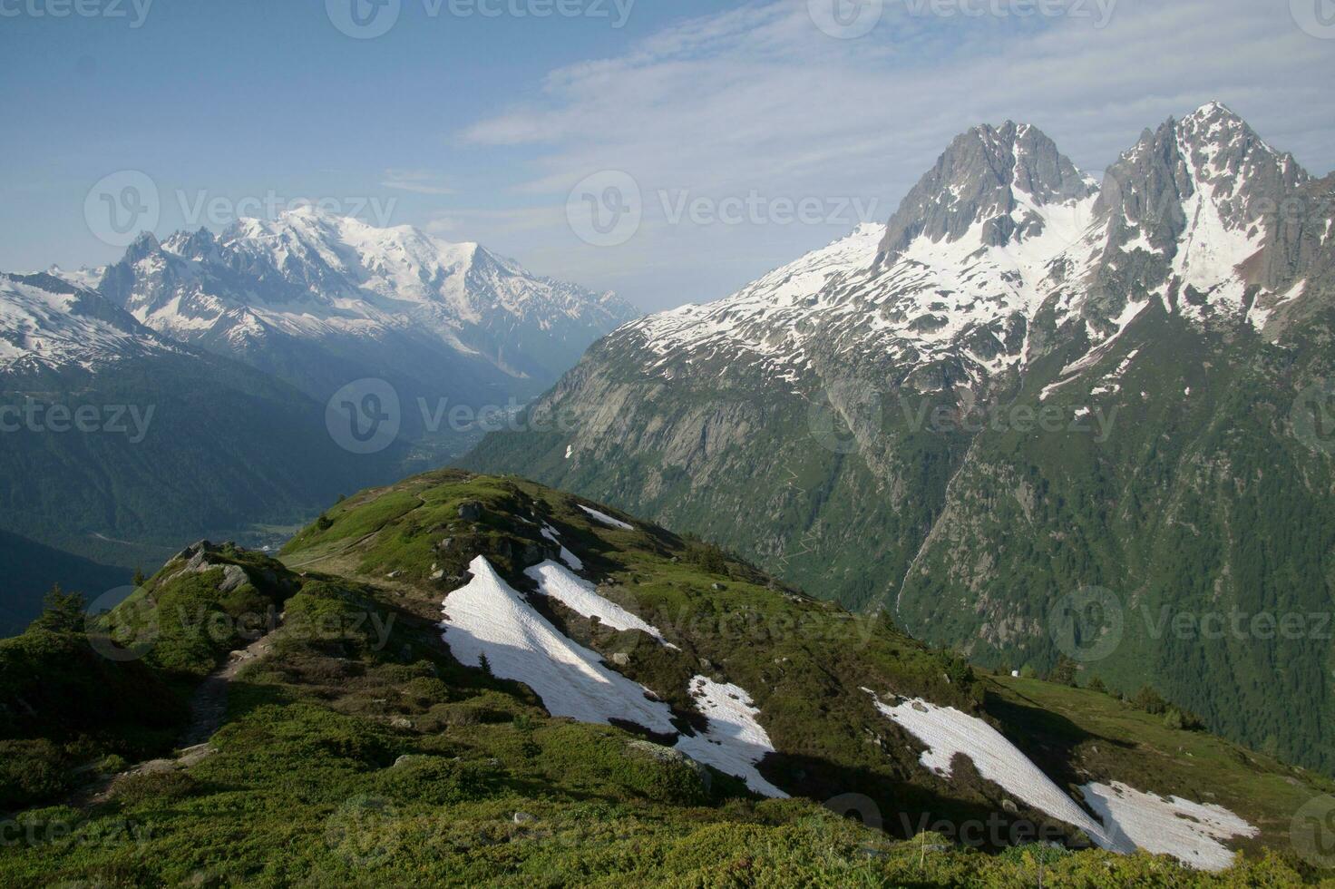 Landscape of the French Alps photo