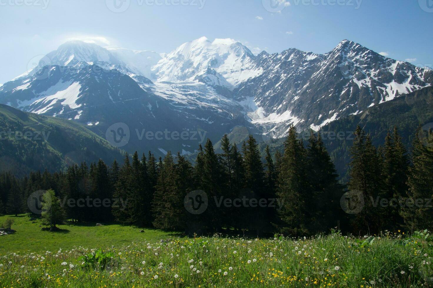 Landscape of the French Alps photo