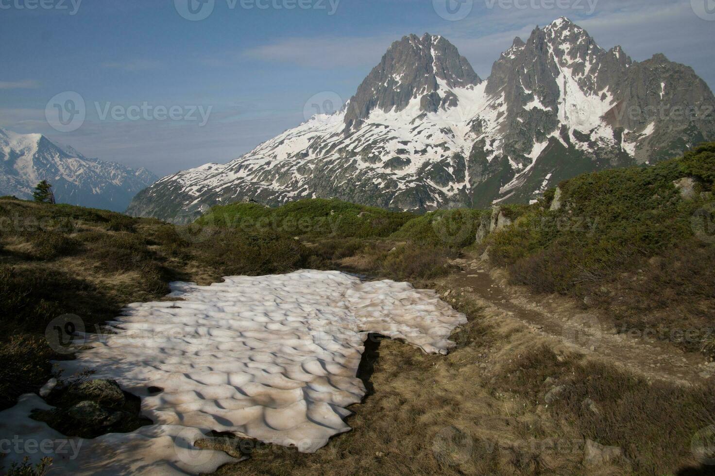 Landscape of the French Alps photo