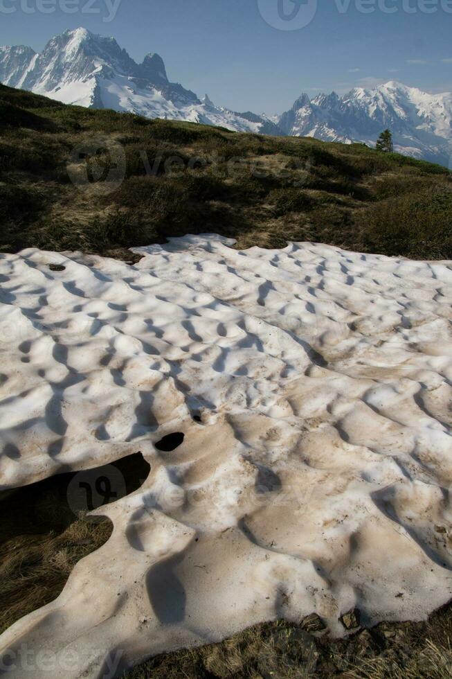 paisaje de el francés Alpes foto