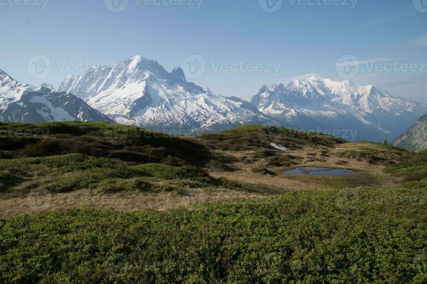 Landscape of the French Alps photo