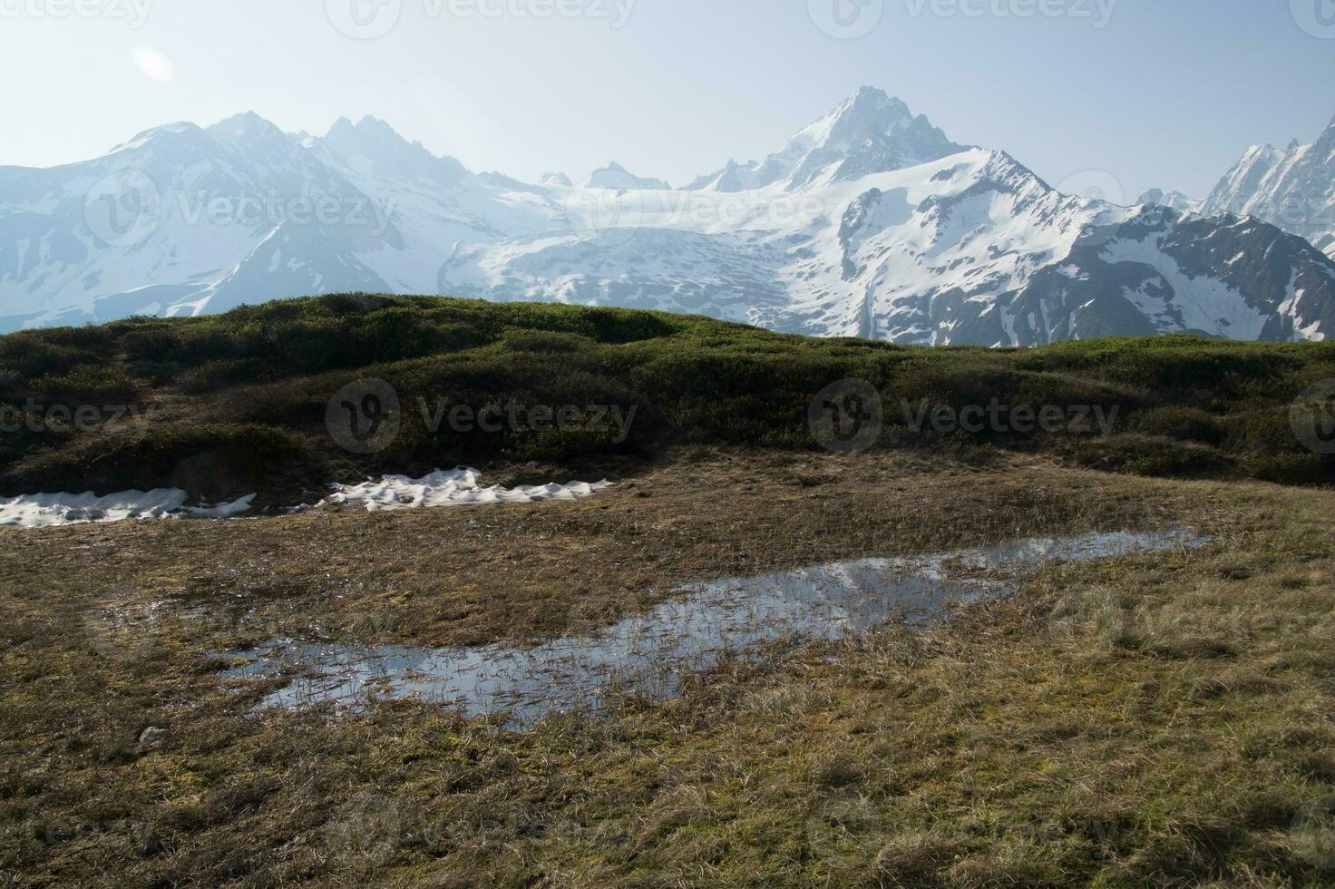 Landscape of the French Alps photo